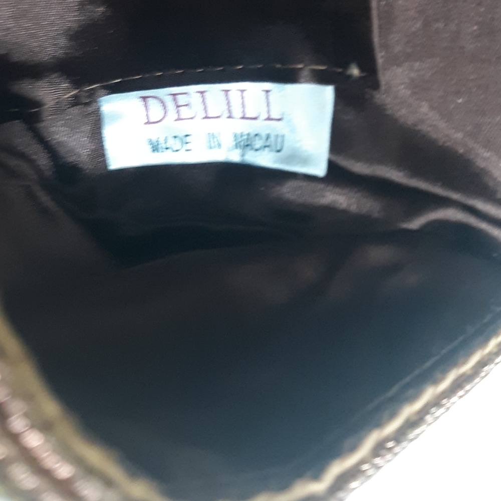 RARE Delill vtg copper beaded evening bag *P3 NWT - Picture 7 of 8